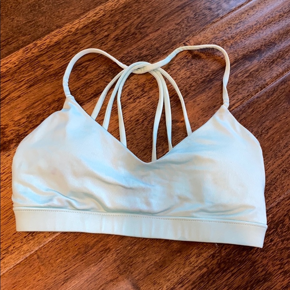 FOREVER 21 Sky Blue padded Sports bra